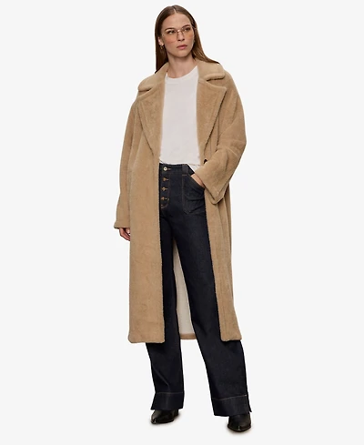 Sanctuary Women's Live Faux-Fur Coat
