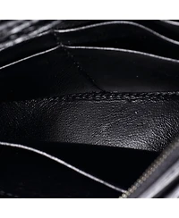 Pre-Owned Balenciaga Hourglass Chain Wallet Embossed Leather
