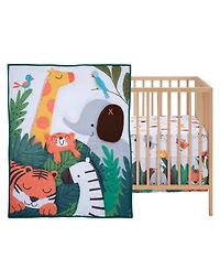 Bedtime Originals Baby Lollipop Jungle 3-Piece Nursery Crib Bedding Set