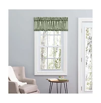 Ellis Stacey 1.5" Rod Pocket High Quality Fabric Solid Color Window Balloon Valance 60"x15