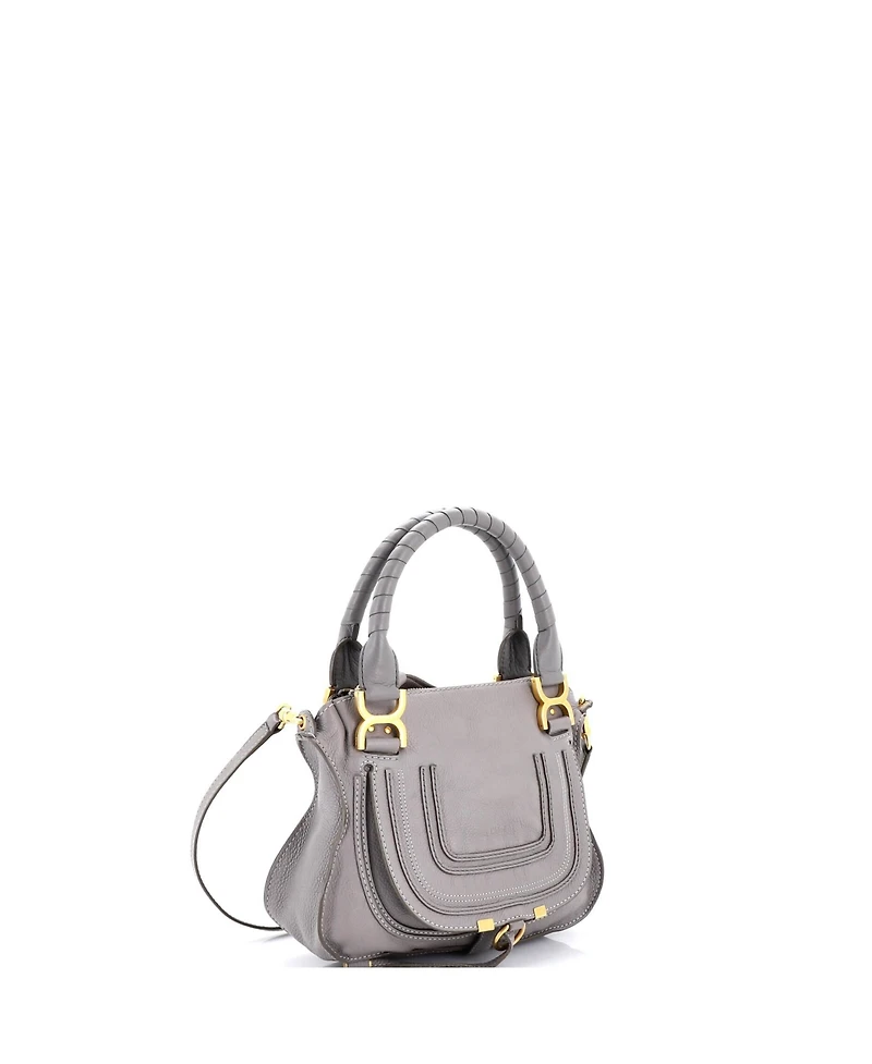 Pre-Owned Chloe Marcie Satchel Leather
