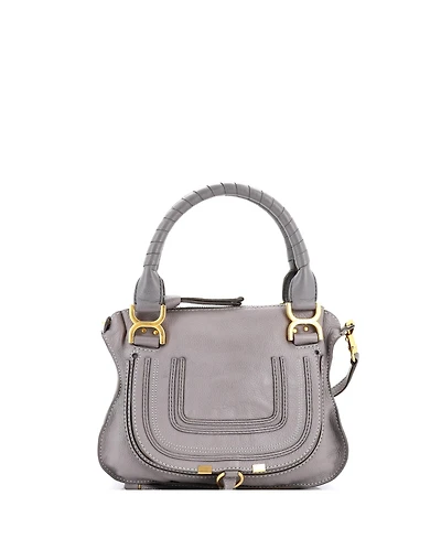 Pre-Owned Chloe Marcie Satchel Leather