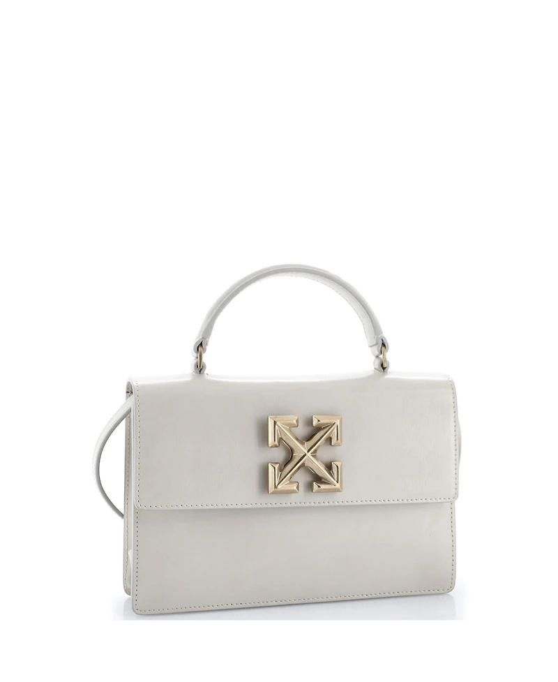 Pre-Owned Off White Jitney 1.4 Bag Leather