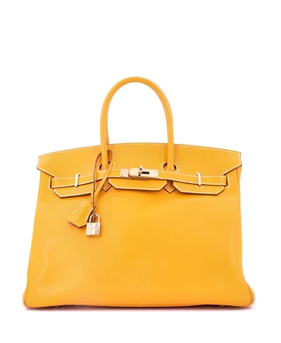 Pre-Owned Hermes Candy 35 Handbag Epsom