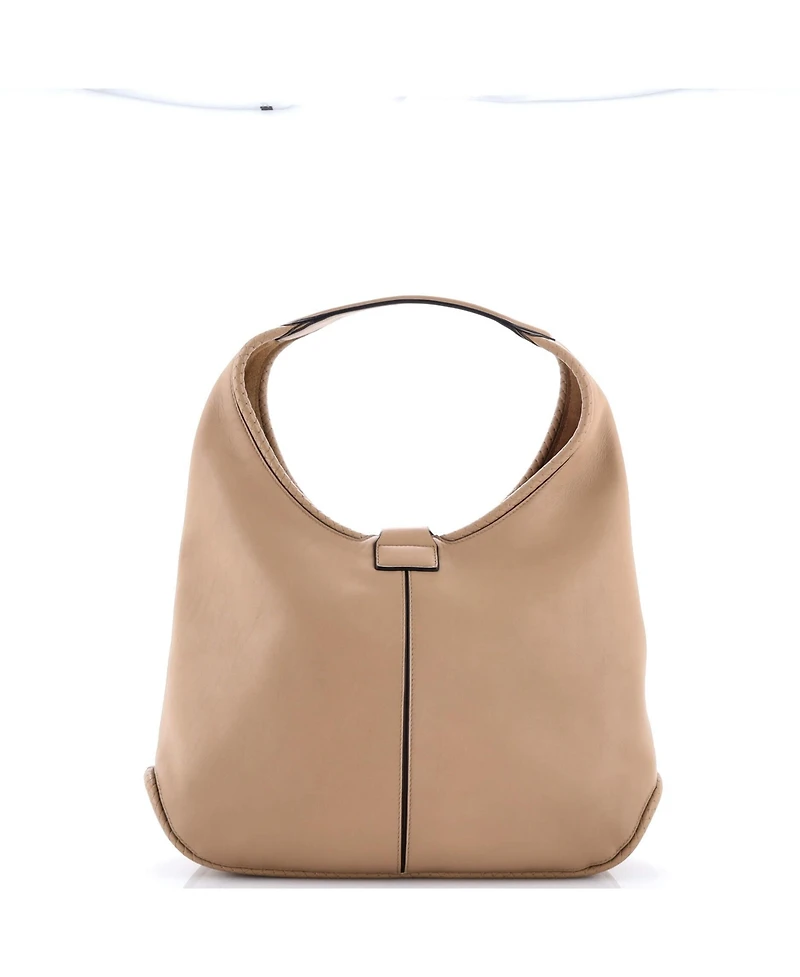 Pre-Owned Salvatore Ferragamo Gancini Margot Hobo Leather