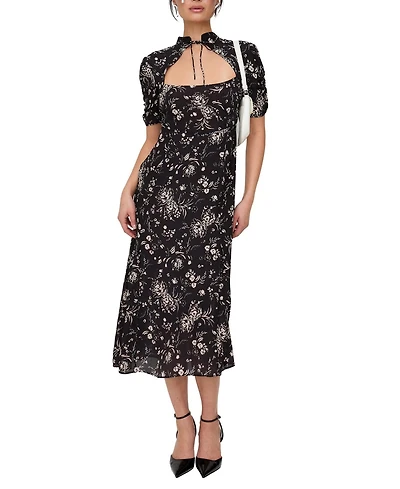 Lily and Lionel London Women's Primrose Garden Print Maxi Dress