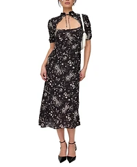 Lily and Lionel London Women's Primrose Garden Print Maxi Dress