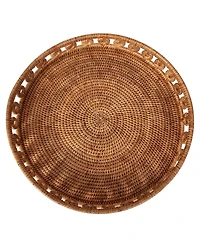 Artifacts Rattan Inna Design Round Tray 16"