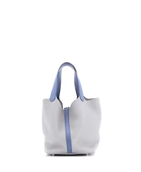 Pre-Owned Hermes Mm Bicolor Picotin Lock Bag Clemence with Swift