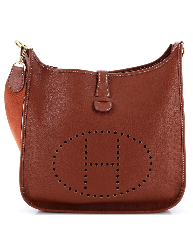 Pre-Owned Hermes Gm Evelyne Bag Gen I Clemence
