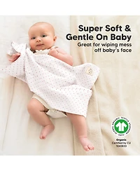 KeaBabies 6pk Shea Baby Burp Cloths for Boys and Girls, Burping Babies, Newborn