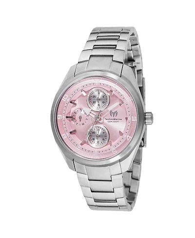 Technomarine Women's Tm-318108 Ocean Quartz Pink Dial Watch