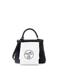 Pre-Owned Hermes Kelly 25 Handbag Swift with Palladium Hardware