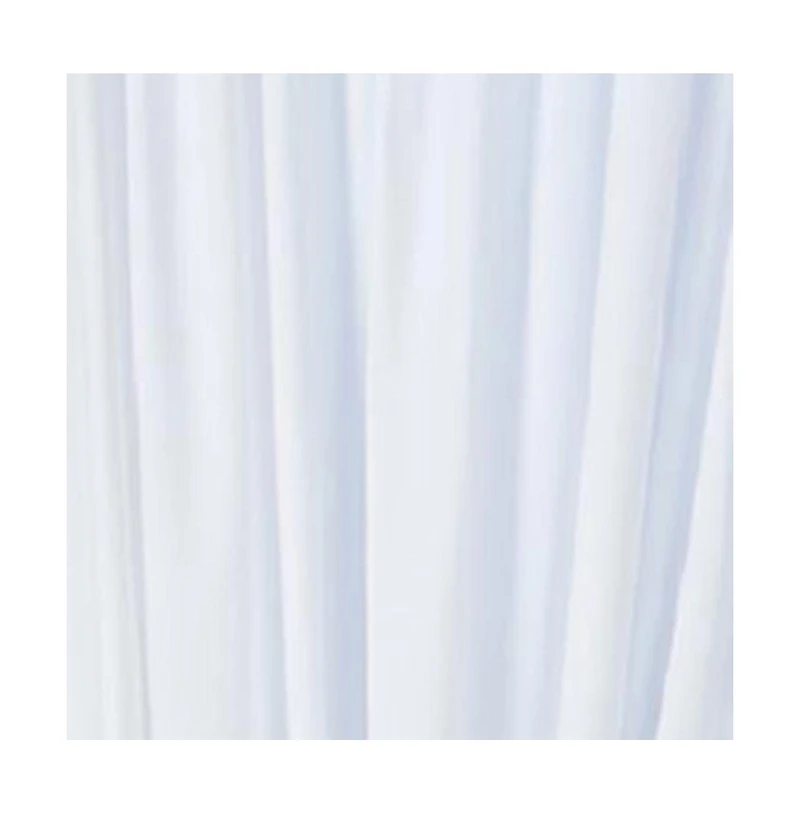 Ellis Curtain 2-Piece Ruffled Priscilla Window Curtain Panel Pair with ties - 80x84" White