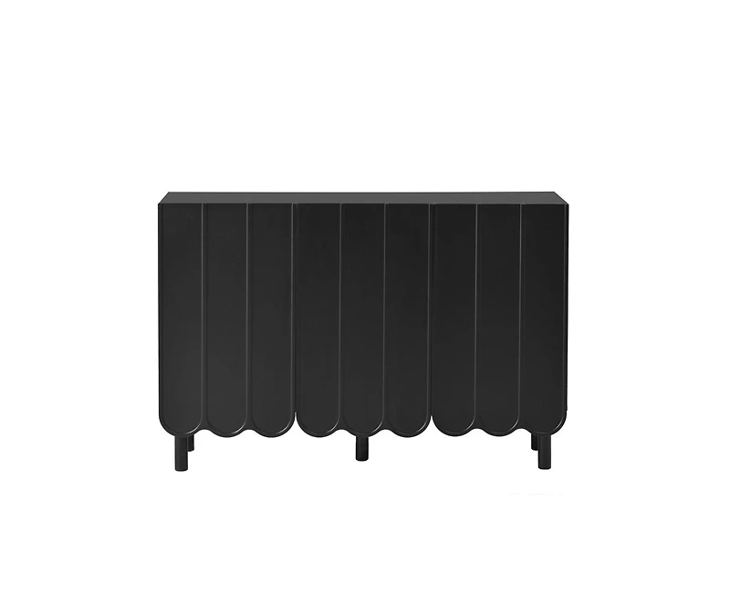 Casainc Storage Cabinet Shoe with 5 Solid Wood Legs