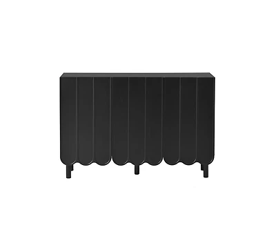 Casainc Storage Cabinet Shoe with 5 Solid Wood Legs