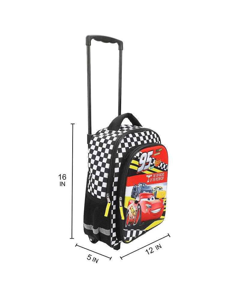 Cars Pixar Cars Lightning McQueen 95 16" Rolling Travel Backpack