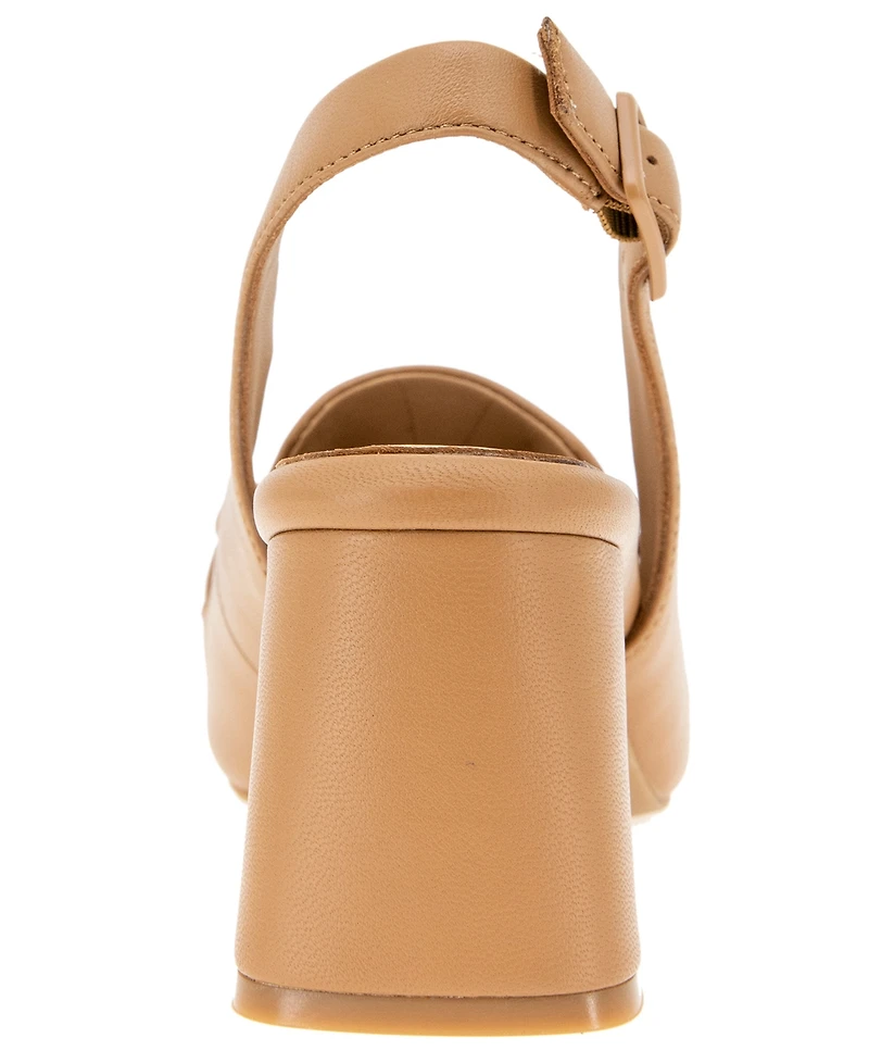 Gentle Souls Women's Dawson Pointy Toe Leather Slingback Pumps