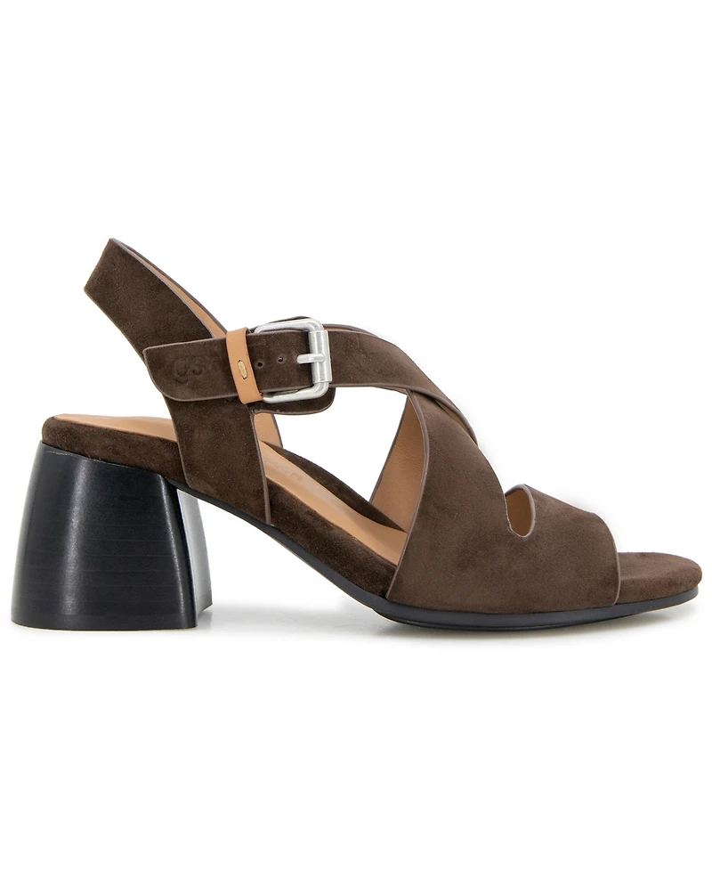Gentle Souls Women's Mela Block Heel Dress Sandals