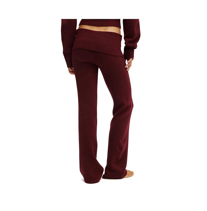 Cotton On Women's Roll Waist Fluffy Knit Pant
