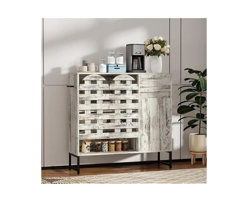 Storage Cabinet with Arched Doors