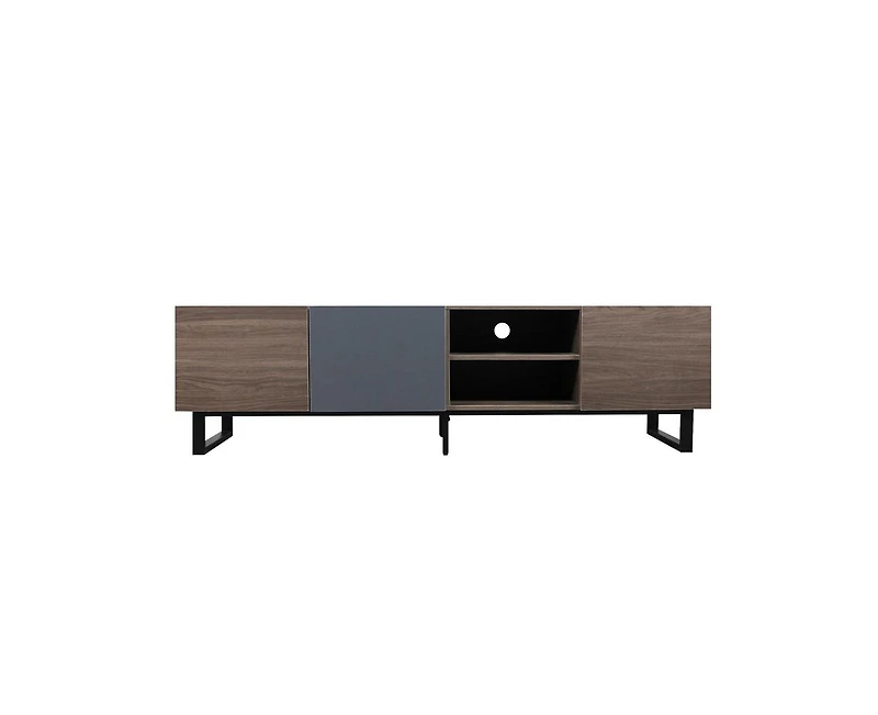 Casainc Modern Storage Cabinet Tv Stand with Open Shelves