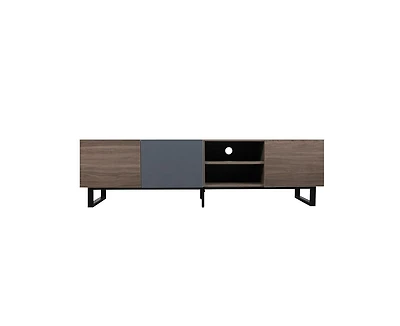 Casainc Modern Storage Cabinet Tv Stand with Open Shelves