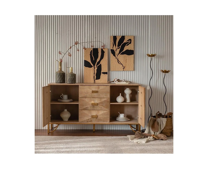 Casainc Storage Cabinet with Drawers