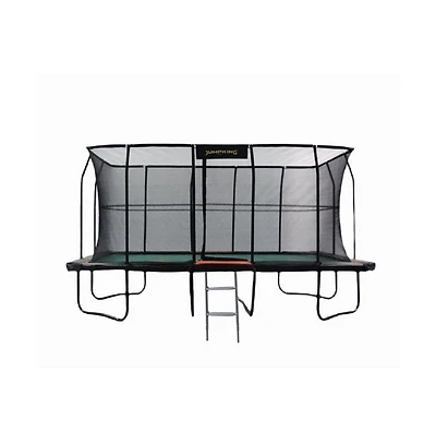 Jumpking Pro-Series Rectangular Trampoline 10 x 16 - Patented V-shaped Spring Arrangement, Comfort Weave Jumping Pad