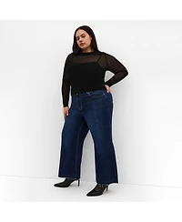 City Chic Women's Lauryn Ruched Top