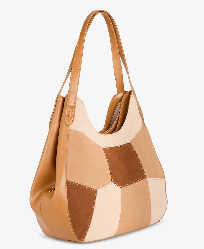 Style & Co Whip-Stitch Soft 4-Poster Tote