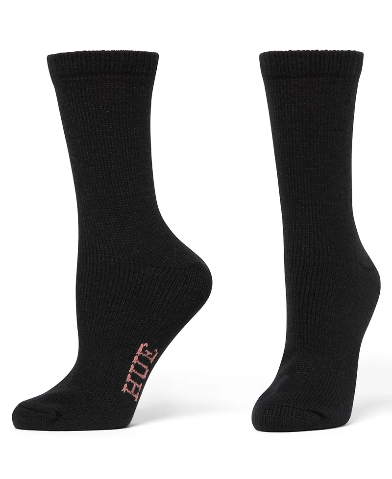 Hue Women's 2-Pack Snowflake Crew Socks