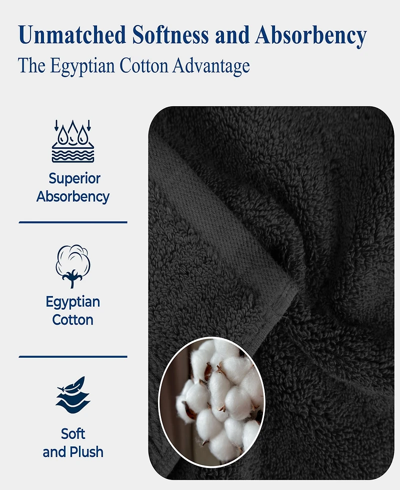Superior Egyptian Cotton -Pc. Towel Set