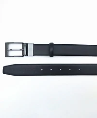 Ted Baker London Men's Reversible Double Loop Leather Belt
