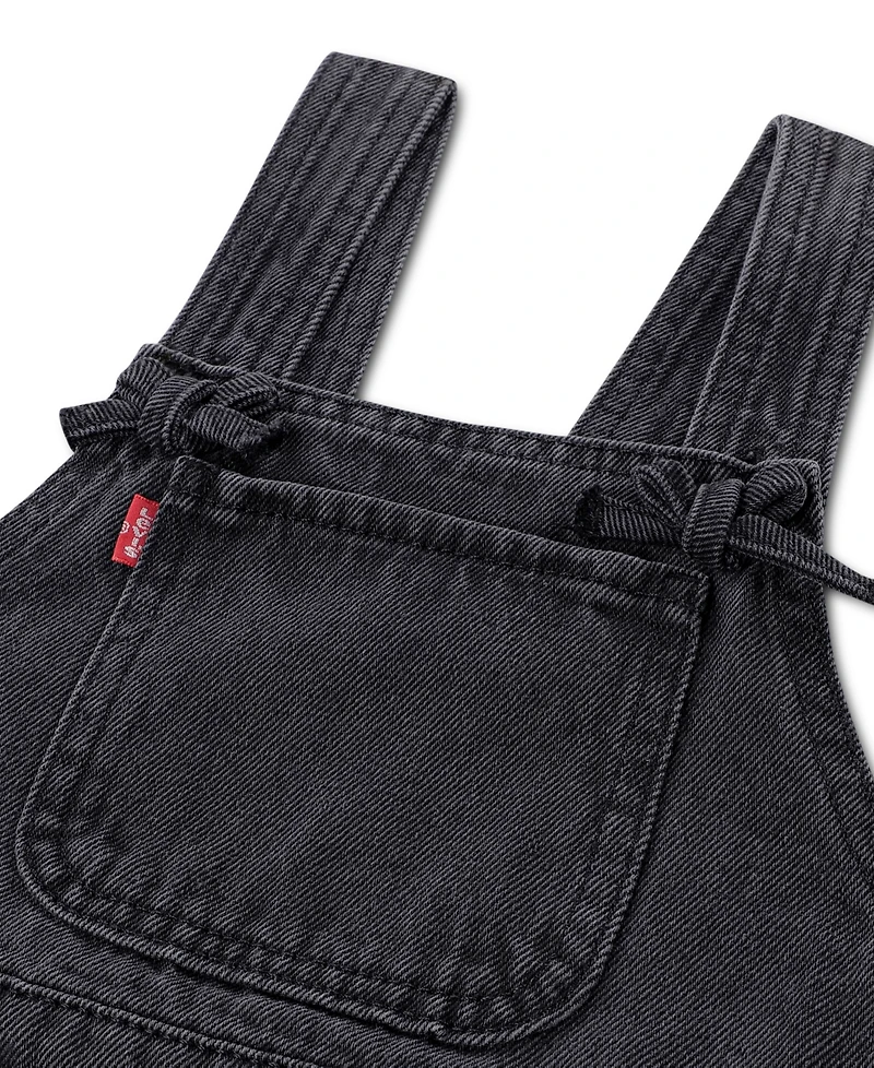 Levi's Girls Toddler 2T-4T 2-Piece Leopard-Printed Top and Pleated Skirtall Set