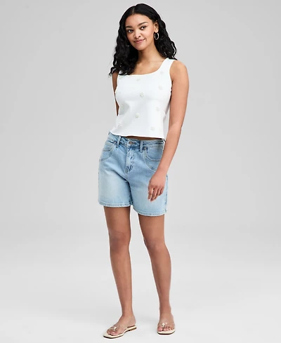 And Now This Women's Faux-Pearl-Embellished Tank Top, Macy's Exclusive