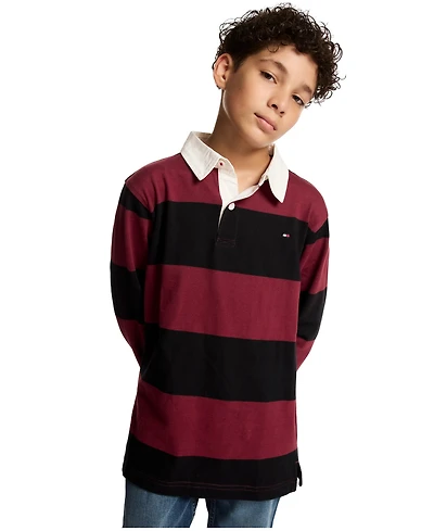 Tommy Hilfiger Boys 8-20 Bold Striped Rugby Polo Shirt