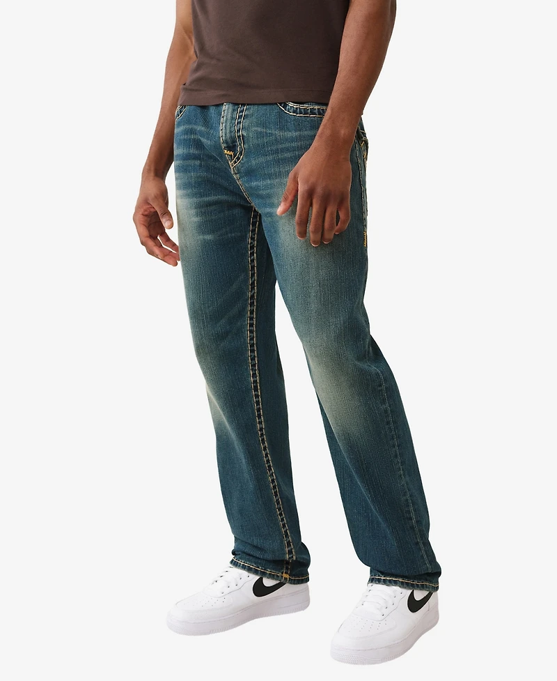 True Religion Men's Bobby Baggy Super T Flap Pocket Jeans