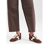 And Now This Women's High-Rise Washed Barrel-Leg Jeans, Exclusively at Macy's