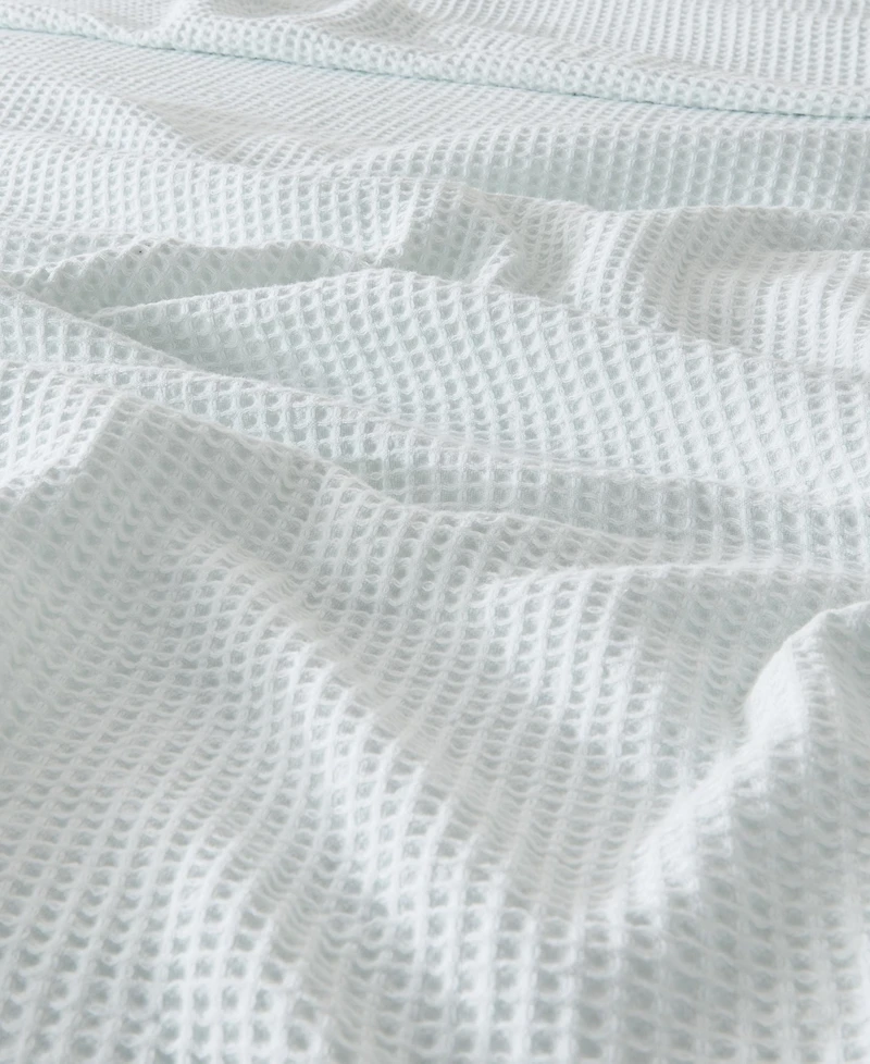 Linery & Co Waffle Weave Textured Cotton Blanket