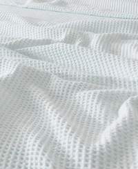 Linery & Co Waffle Weave Textured Cotton Blanket
