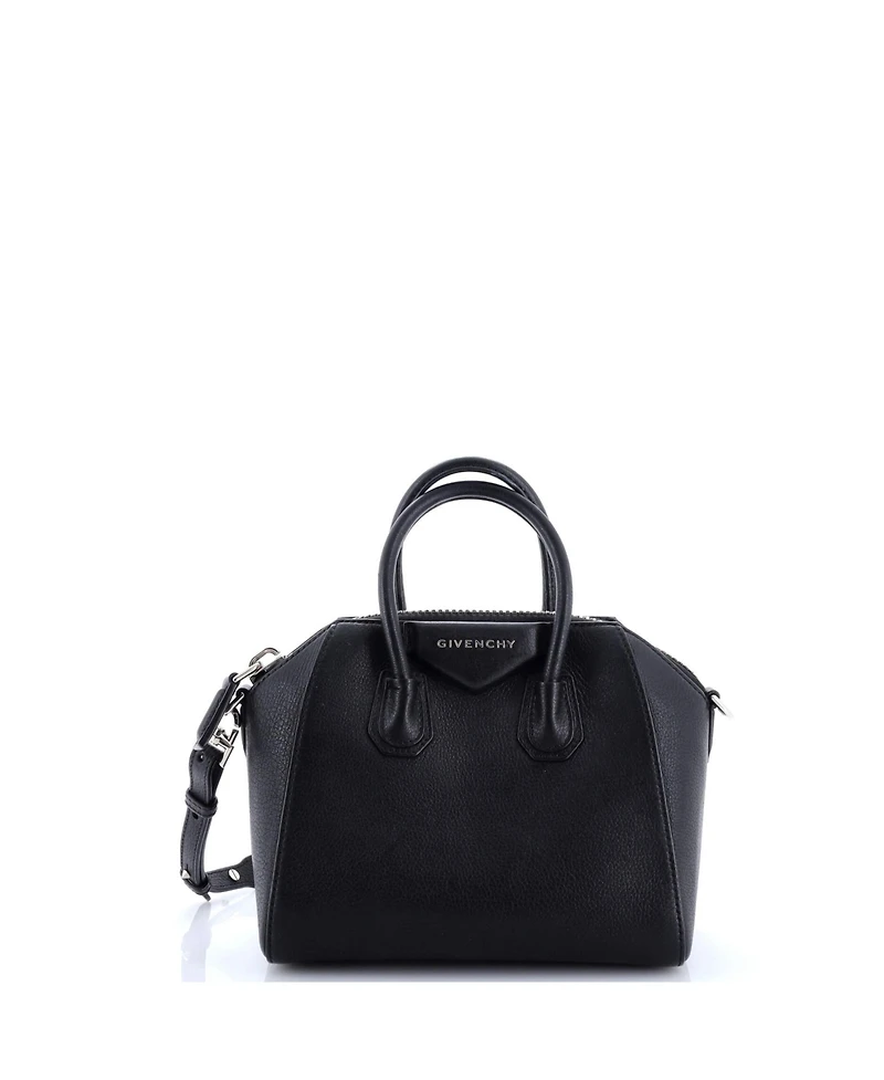 Pre-Owned Givenchy Mini Antigona Bag Leather