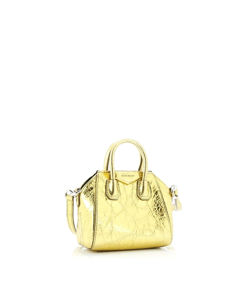 Pre-Owned Givenchy Micro Antigona Bag Leather