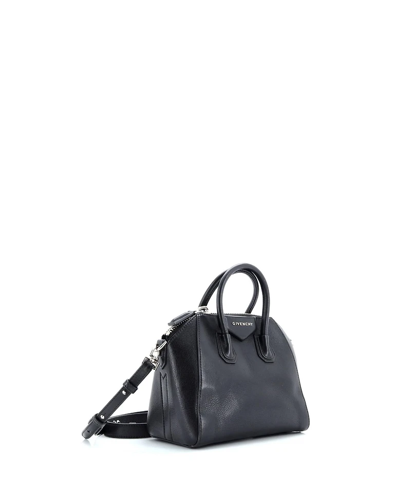 Pre-Owned Givenchy Mini Antigona Bag Leather