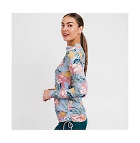 Calypsa Plus Half-Zip Nora Swim Top