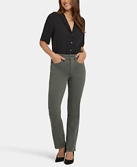 Nydj Petite High Rise Marilyn Straight Jeans