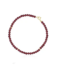 The Lovery Garnet Round Bead Bracelet 14K Gold
