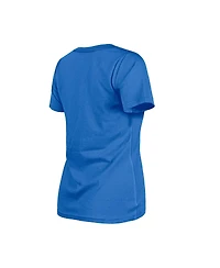 New Era Women's Royal Chicago Cubs Little Miss 2 V-Neck T-Shirt