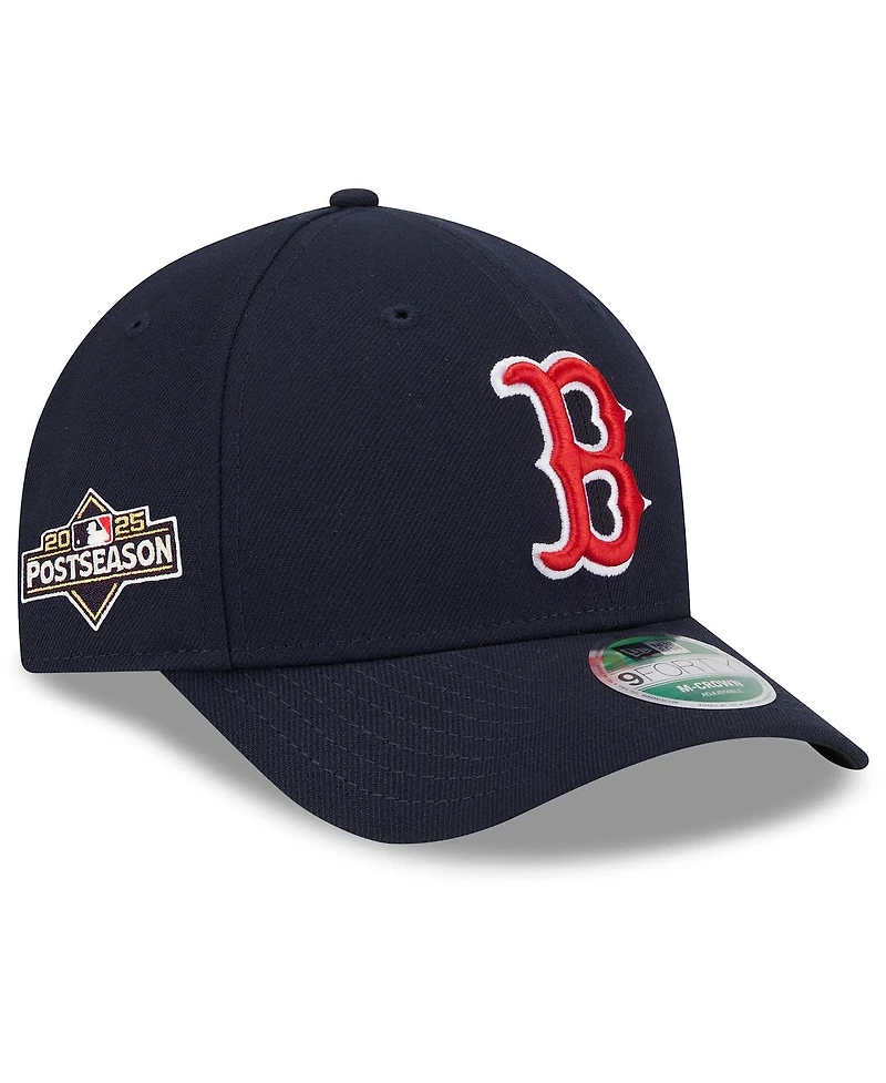 New Era Men's Navy Boston Red Sox 2025 Mlb Postseason Side Patch 9FORTY Adjustable Hat