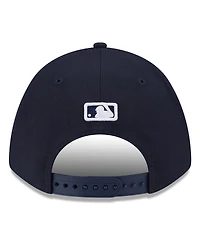 New Era Men's Navy Detroit Tigers 2025 Mlb Postseason Side Patch 9FORTY Adjustable Hat